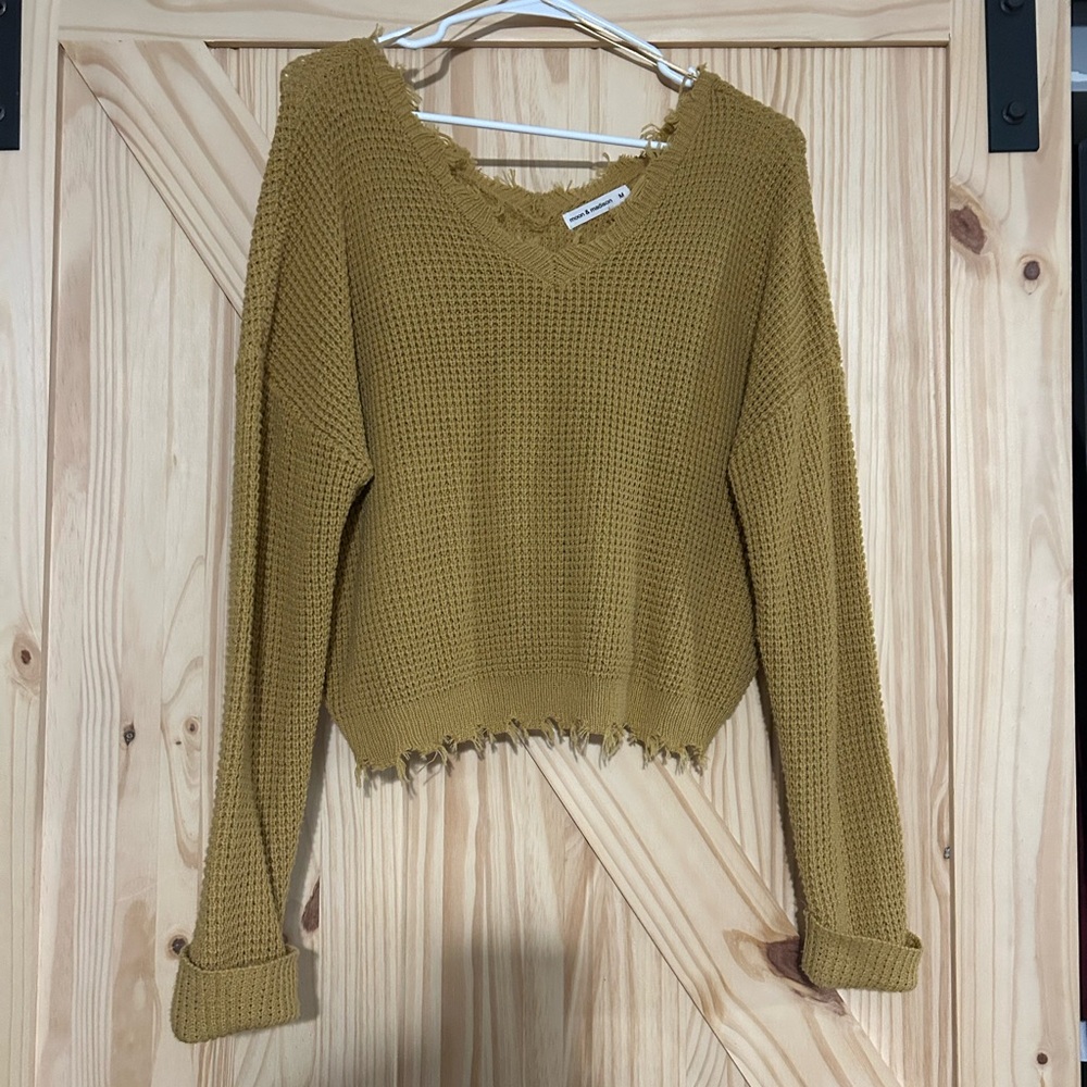 Women's Mustard Sweater